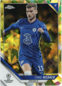Timo Werner, Kartička, 2021-22 Topps Chrome UEFA Champions League, LIMIT
