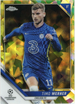 Timo Werner, Card, 2021-22 Topps Chrome UEFA Champions League, LIMIT