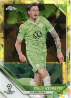 Wout Weghorst, Card, 2021-22 Topps Chrome UEFA Champions League, LIMIT