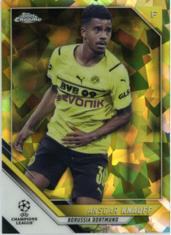 Ansgar Knauff, Card, 2021-22 Topps Chrome UEFA Champions League, LIMIT