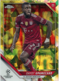Dayot Upamecano, Kartička, 2021-22 Topps Chrome UEFA Champions League, LIMIT