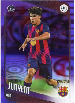 Quim Junyent, Card, 2025-26 Topps UEFA Club Competitions, LIMIT