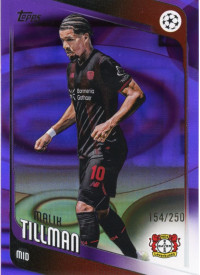 Malik Tillman, Kartička, 2025-26 Topps UEFA Club Competitions, LIMIT