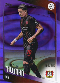 Malik Tillman, Card, 2025-26 Topps UEFA Club Competitions, LIMIT