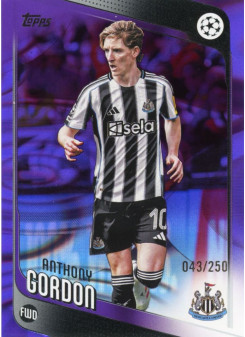 Anthony Gordon, Card, 2025-26 Topps UEFA Club Competitions, LIMIT