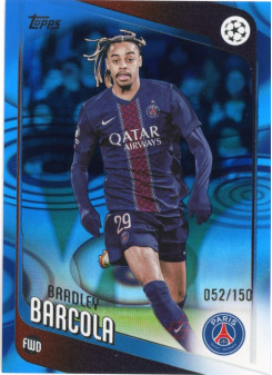 Bradley Barcola, Card, 2025-26 Topps UEFA Club Competitions, LIMIT