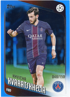 Khvicha Kvaratskhelia, Card, 2025-26 Topps UEFA Club Competitions, LIMIT
