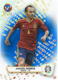 Andres Iniesta, Card, 2024 Topps Pristine Road to UEFA EURO, LIMIT