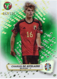 Charles De Ketelaere, Kartička, 2024 Topps Pristine Road to UEFA EURO, LIMIT