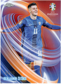 Benjamin Sesko, Card, Topps Chrome UEFA Euro 2024, LIMIT