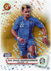 Isak Snaer Thorvaldsson, Card, 2024 Topps Pristine Road to UEFA EURO, LIMIT