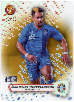 Isak Snaer Thorvaldsson, Card, 2024 Topps Pristine Road to UEFA EURO, LIMIT