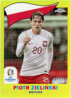 Piotr Zielinski, Card, Topps Chrome UEFA Euro 2024, LIMIT