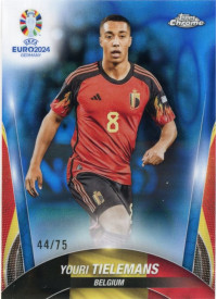Youri Tielemans, Card, Topps Chrome UEFA Euro 2024, LIMIT