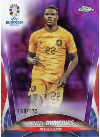 Denzel Dumfries, Card, Topps Chrome UEFA Euro 2024, LIMIT