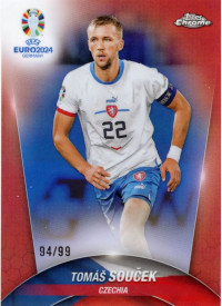 Tomas Soucek, Card, Topps Chrome UEFA Euro 2024, LIMIT
