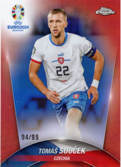 Tomas Soucek, Card, Topps Chrome UEFA Euro 2024, LIMIT