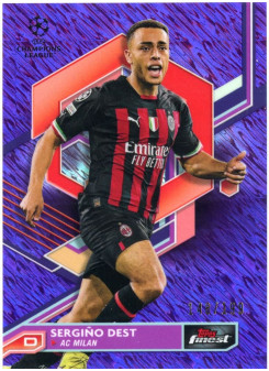 Sergino Dest, Card, Topps Finest UEFA Champions League 2022-23, LIMIT