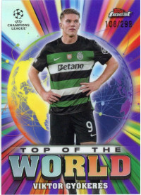 Viktor Gyökeres, Kartička, Topps Finest UEFA Club Competitions 2024-2025, LIMIT