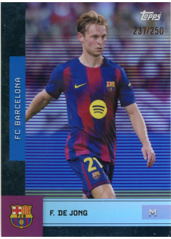 Frenkie de Jong, Kartička, 2025-26 Topps FC Barcelona Team Set, LIMIT
