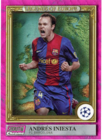 Andrés Iniesta, Kartička, 2022-23 Topps Stadium Club Chrome UEFA Club Competitions, LIMIT