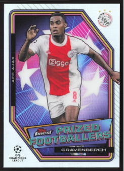Ryan Gravenberch, Kartička, Topps UEFA Champions League Finest 2021-2022, INSERT