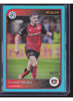 Granit Xhaka, Kartička, Topps Merlin UEFA Club Competitions 2024-25, BASE