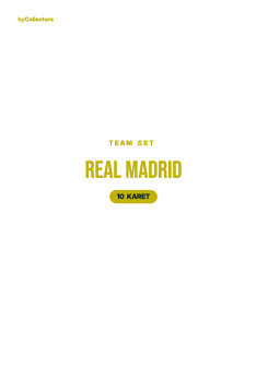 Team Set – Real Madrid (10 náhodných karet)
