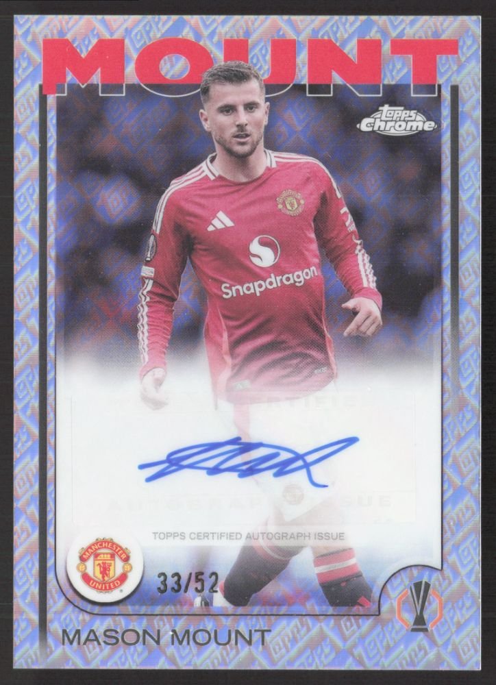 Mason Mount, Kartička Topps Chrome UEFA Club Competitions 2024